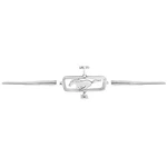 1965 Mustang Grille Center Bars & Emblem Corral W/horse Chrome Metal Dynacorn. Fixed Price $260.95.