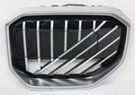 Oem Left Upper Grille Insert For Bmw X3 30E, 30X 51-13-5-A37-655 Silver. Fixed Price $200.00.