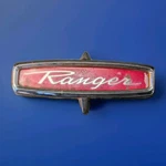 1968-1969 Original Ford Ranger Front Grille Emblem Badge & Mount B8216A. Fixed Price $95.99.