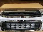 Upper + Lower Front Grille Fits 2015-2016 Chevrolet Trax (95235144, 94560930). Fixed Price $155.99.