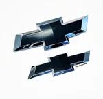 New Chevy 2013-2015 Malibu Black Front Rear Bowtie Emblem Set. Fixed Price $44.95.