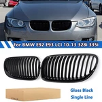 Gloss Black Front Kidney Grille For Bmw E92 E93 Lci 2010-2013 Single Line. Fixed Price $30.03.