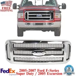 Grille Assembly Chrome Shell /gray Insert 2005-2007 Ford F-series Super Duty. Fixed Price $141.54.