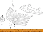 Gm Oem 08-15 Cts Grille Components-emblem 15263149. Fixed Price $47.07.