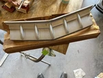 Nos 1951 Ford Upper Center Radiator Grill Bar 1A-8362. Fixed Price $110.46.