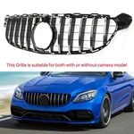 For Mercedes Benz W205 C63 2015-2018 Chrome Gtr Style Grille Front Bumper. Fixed Price $64.20.
