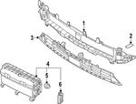 Genuine Hyundai Upper Grille 86351-BE000-CA. Fixed Price $69.67.