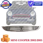 Grille Chrome Shell W/ Black Insert Plastic For 2002-2004 Mini Cooper MC1200101. Fixed Price $119.90.