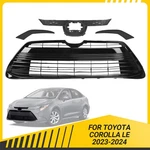 Front Upper & Lower Grille W/ Bumper Corner For 2023 2024 Toyota Corolla Xle. Fixed Price $95.90.