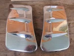Nice 1952 Ford Mercury Accessory Stainless Quarter Panel Stone Guard Pair #3. Fixed Price $119.99.