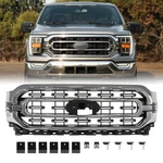 Front Bumper Upper Grille Chrome 2021-2023 Ford F150 F-150 Xlt ML3Z-8200-CA. Fixed Price $139.50.