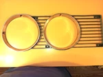 1971 / 1972 Mercury Cougar Headlight Trim Moulding Rt. Side, Used. Fixed Price $45.00.