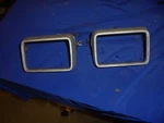 1977 Ford Mustang Ii Cobra Park/signal Light Bezels ( Black) D7ZB-13237. Fixed Price $40.00.