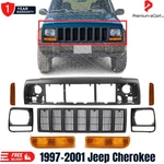 Header Panel Grille Headlight Door Park & Corner Lights For 97-01 Jeep Cherokee. Fixed Price $240.55.