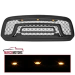 Hood Grille Fits 2013-2018 Dodge Ram 1500 Front W/ Amber Led Lights. Fixed Price $122.49.