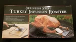 Charcoal Companion Stainless Steel Bbq Grill Turkey Infusion Roaster Nib. Fixed Price $19.99.