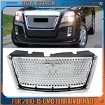 Front Grille Bumper Chrome Honeycomb For 2010-15 Gmc Terrain Denali Style. Fixed Price $115.00.