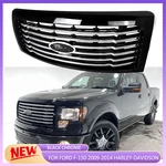 Harley-davidson Grille Assembly Black Chrome 2009-2014 Ford F150 F-150. Fixed Price $195.99.
