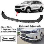 Add-on Universal Fit For Kia Sorento 2016-2020 Front Bumper Lip Spoiler Splitter. Fixed Price $72.72.
