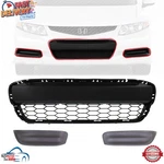 New Front Bumper Lower Grille And Fog Bezels Set 3PC For 2012-2013 Honda Civic. Fixed Price $148.33.
