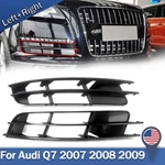 Left&right Side Front Fog Light Grilles Lower Bumper Cover For Audi Q7 MK1 07-09. Fixed Price $36.98.