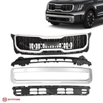 For Kia Telluride 2023-2024 Front Bumper Cover W/upper Lower Grille Panel 5 Pcs. Fixed Price $479.99.