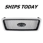 New Front Grille With Chrome Frame 2004-2008 Ford F-150 Ships Today. Fixed Price $138.25.