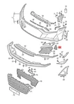 Genuine Audi R8 4S3 4S9 4SP 4SR Grille Right 4S08076809B9. Fixed Price $42.01.