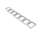Genuine Mopar Radiator Grille Trim Ring Kit 7FG49SKSAA. Fixed Price $430.50.