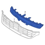 For Kia Seltos 2024-2025 86370Q5540 Front Grille Molding. Fixed Price $341.85.
