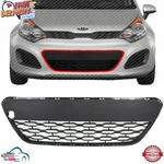 New Front Bumper Grille Gray Plastic Fits 2012-2015 Kia Rio Hatchback KI1036118. Fixed Price $63.10.