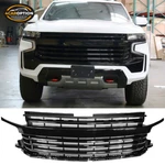 Fits 21-24 Chevy Tahoe Suburban Front Bumper Hood Grill Gloss Black. Fixed Price $469.99.