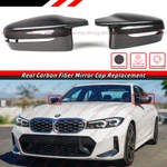 For 23-26 Bmw G20 G42 G26 M240I M340I Carbon Fiber Replacement Side Mirror Caps. Fixed Price $159.99.