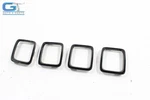 2017 2021 Jeep Compass Front Bumper Radiator Grille Bezel Inserts Oem -set-. Fixed Price $32.50.