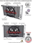 4 Row Dr Champion Radiator W/ 16" Fan For 1973 - 1976 Chevrolet Corvette V8 Eng. Fixed Price $453.01.