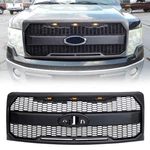 Front Bumper Raptor Grille W/amber Lights Emblem Base 09-14 Ford F150. Fixed Price $125.00.