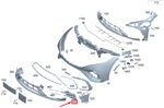 Mercedes-benz Eqs V297 Front Left Bumper Grill A2978852102. Fixed Price $71.66.