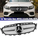 Silver Front Grille W/emblem For 2016-20 Mercedes Benz W213 E300 E350 E400. Fixed Price $79.99.