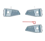 New Audi A4 Avant B9 Air Duct Grille Front Right Bumper 8W0807682BAFUQ. Fixed Price $316.99.