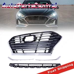 Front Grille Chrome Trim For Hyundai Sonata Sedan Hybrid 2018-2019 86350C2AA0. Fixed Price $87.99.