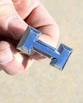 1963 Plymouth Fury Chrome Letter "h" Emblem 2417374 Oem. Fixed Price $29.99.