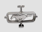 New! 1964 - 1965 Mustang Chrome Grill Ornament Horse Pony And Corral. Fixed Price $159.95.