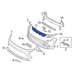 Hyundai Kona 24-26 Front Center Bumper Cover Reinforcement. Fixed Price $110.48.