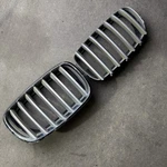 Oem Bmw E70 2012 X5 Front Left Right Kidney Grille Pair Silver 51137157688. Fixed Price $44.99.