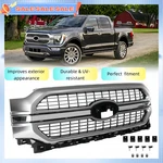 Ford F-150 Limited 2021-2023 Front Upper Grill Iconic Silver ML3Z-8200-KA. Fixed Price $190.00.