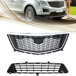For 2020 2021 2022 Cadillac XT5 Chrome+black Front Bumper Upper & Lower Grille. Fixed Price $158.99.