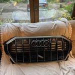 Audi Q3 S-line Black 2019-2024 Genuine Front Bumper Grill 83A853651E.. Fixed Price $267.58.