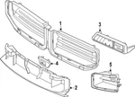 Genuine Bmw Lower Grille 51-11-8-081-270. Fixed Price $193.57.