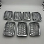 2017-2022 Jeep Grand Cherokee Radiator Grille Trim Rings Kit Of 6ML09SZ0AA. Fixed Price $117.60.