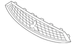 Genuine Mitsubishi Upper Grille 6402A561. Fixed Price $424.05.